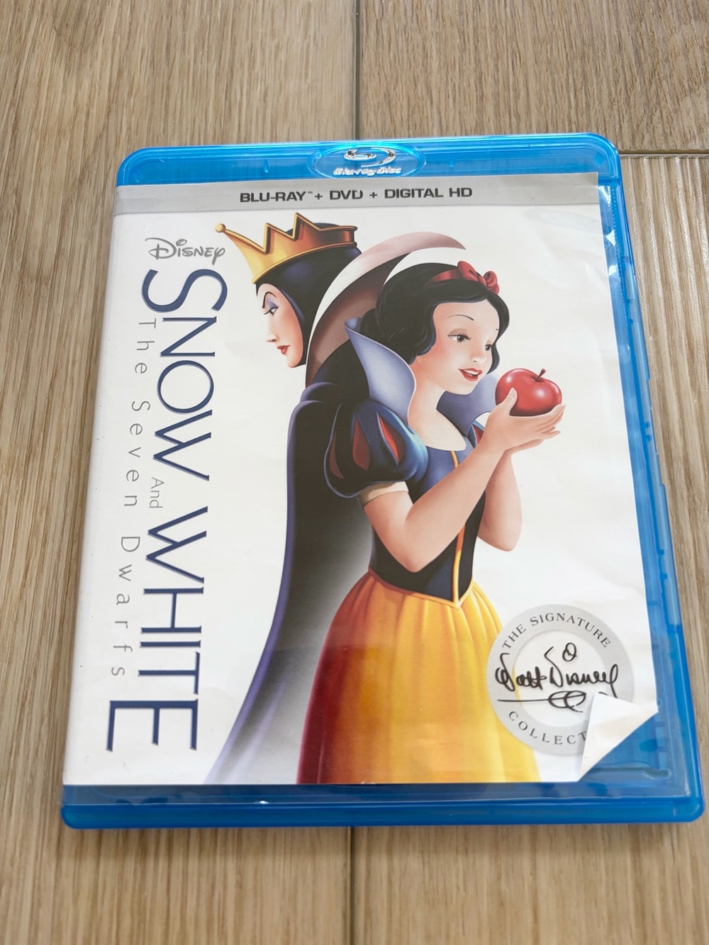 Disney Snow White Blu-ray DVD Digital HD - White, Yellow, Red